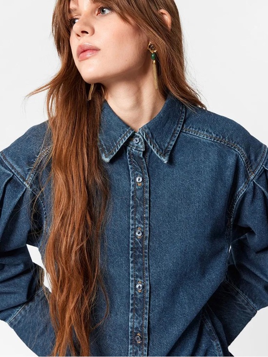 & Other Stories Tops - & Other Stories Paris Atelier Denim Button Down Shirt